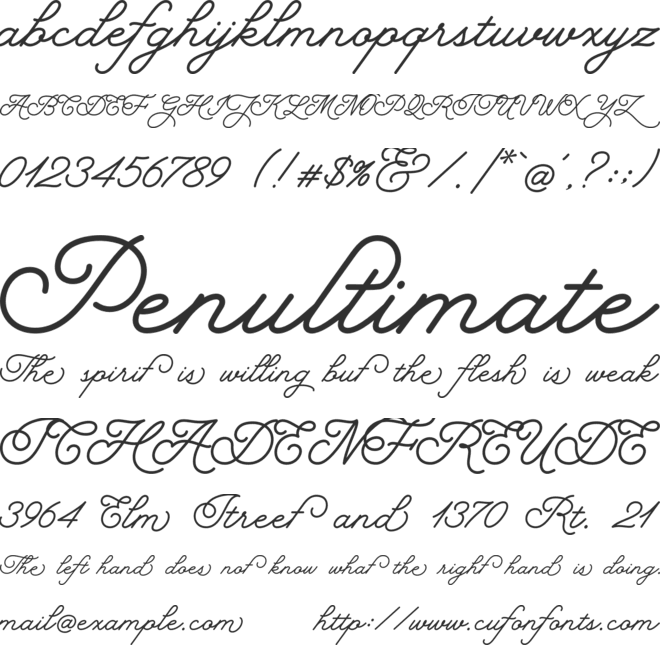 Hearty Morning - Personal Use font preview