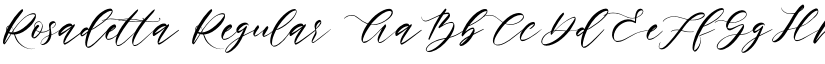 Rosadetta Regular font