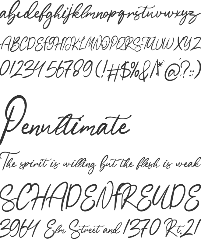 Sartadi font preview
