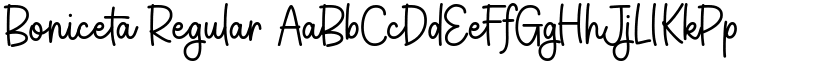 Boniceta font download