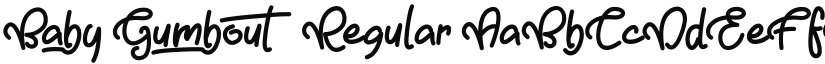 Baby Gumbout font download
