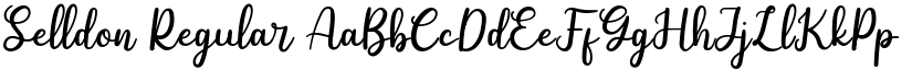 Selldon Regular font