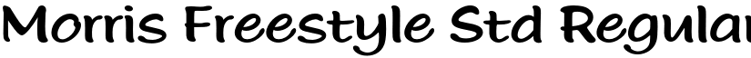 Morris Freestyle Std Regular font