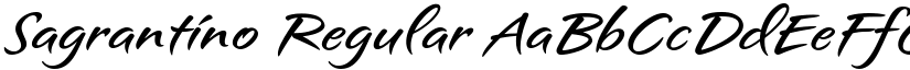 Sagrantino font download