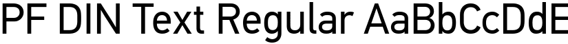 PF DIN Text font download