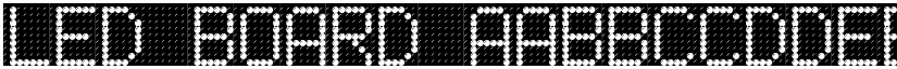 LED BOARD font