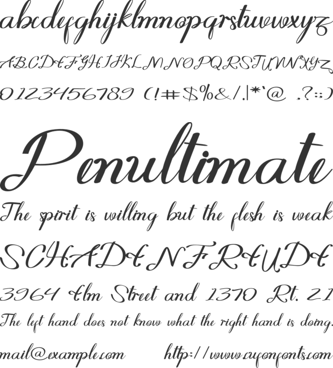 viktoria font preview