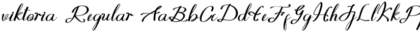 viktoria Regular font