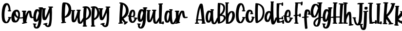 Corgy Puppy Regular font