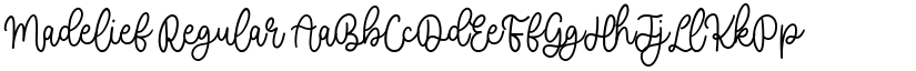 Madelief Regular font