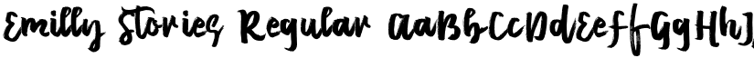 Emilly Stories Regular font