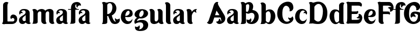 Lamafa font download