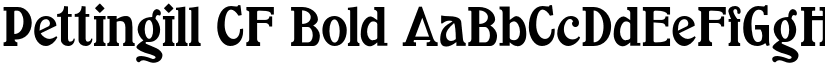 Pettingill CF font download