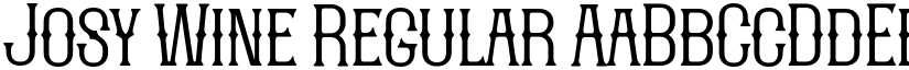Josy Wine font download