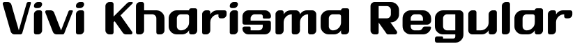 Vivi Kharisma Regular font