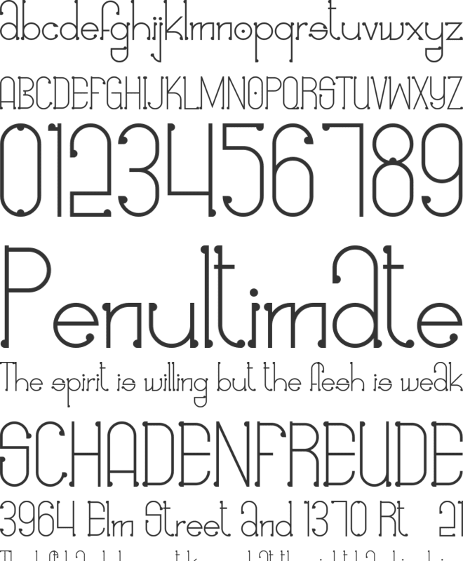 Fafa Yagalo font preview
