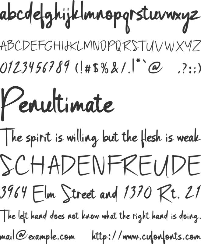 ScrewPuzzles font preview
