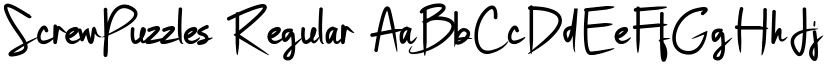 ScrewPuzzles font download