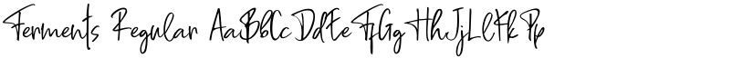 Ferments Regular font