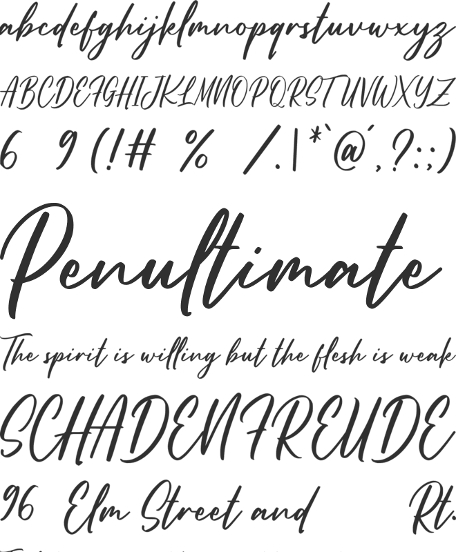 Better Land font preview