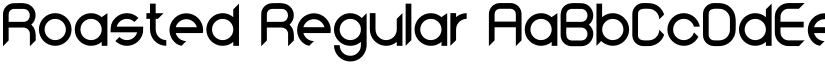 Roasted Regular font