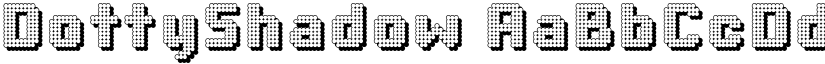 DottyShadow font