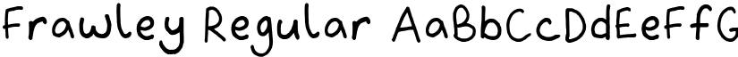 Frawley Regular font