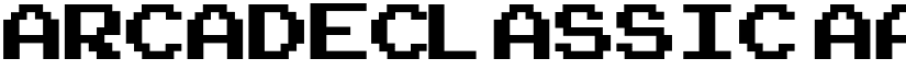 ArcadeClassic font