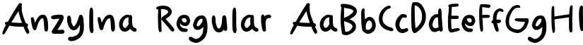 Anzylna font download