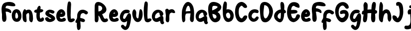 Fontself Regular font