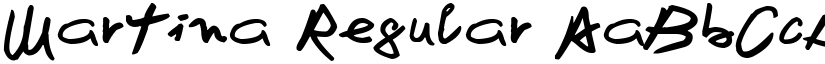 Martina Regular font
