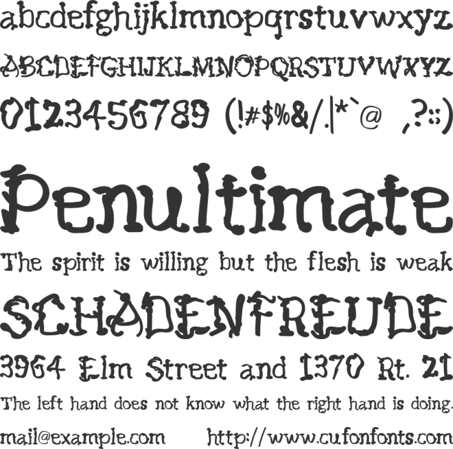 NemukhinObralho font preview