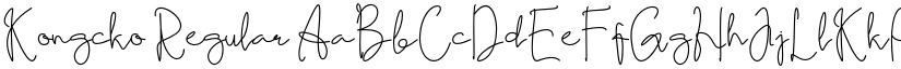 Kongcko font download