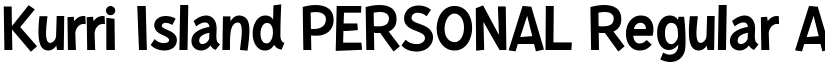 Kurri Island PERSONAL Regular font