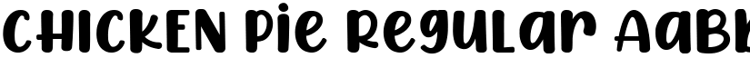 CHICKEN Pie Regular font