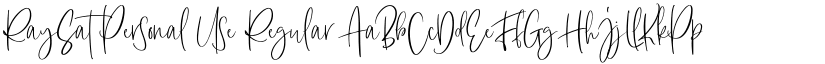 RaySat Personal Use font download