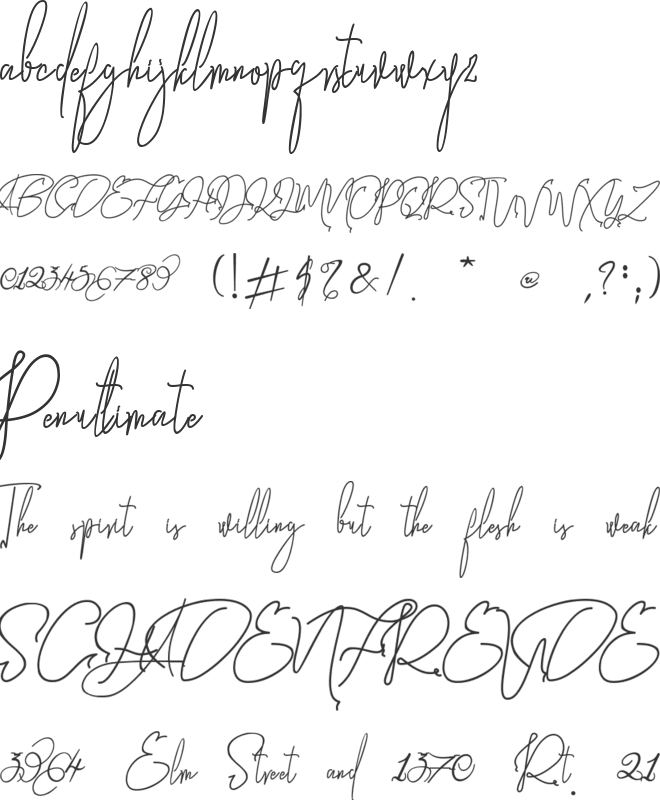 Oystersvelt font preview