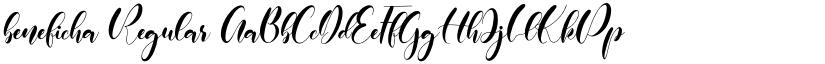 beneficha Regular font