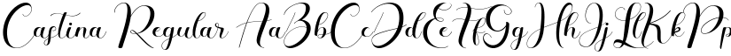 Castina Regular font