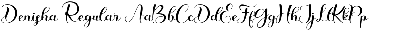 Denisha Regular font