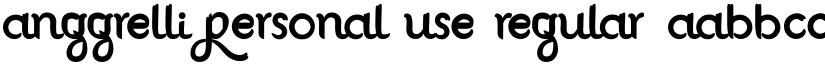 Anggrelli Personal Use font download