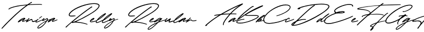 Taniya Relly Regular font