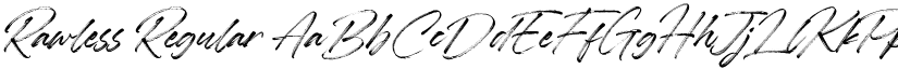 Rawless font download