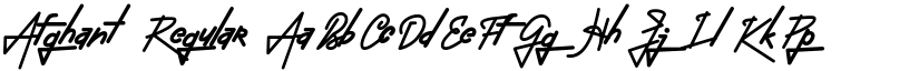 Afghant Regular font