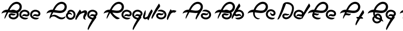 Bee Long Regular font