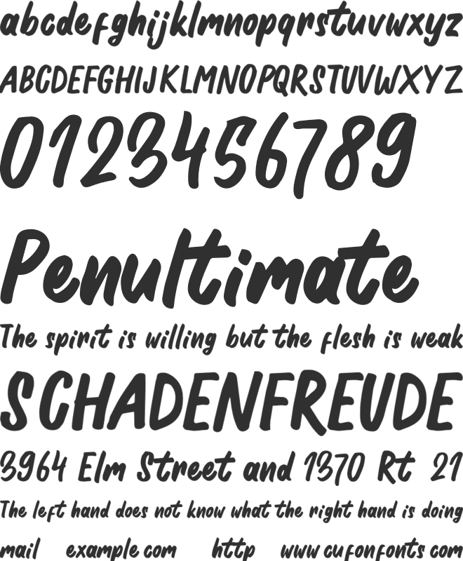 Rhombenk font preview
