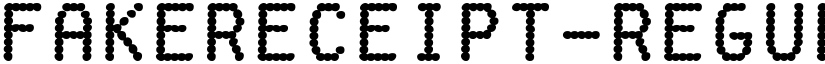 FakeReceipt-Regular font