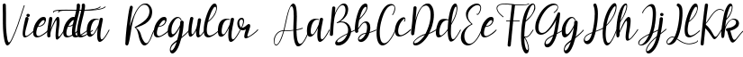 Vienetta Regular font
