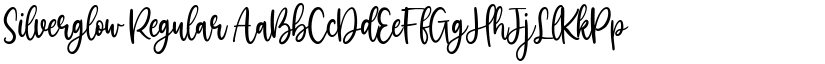 Silverglow Regular font