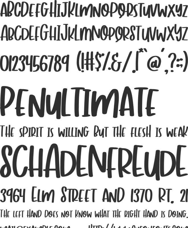 Hey Charlie font preview